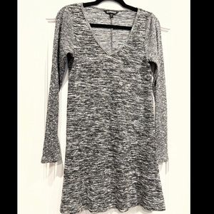 Express Sweater Dress Small Gray